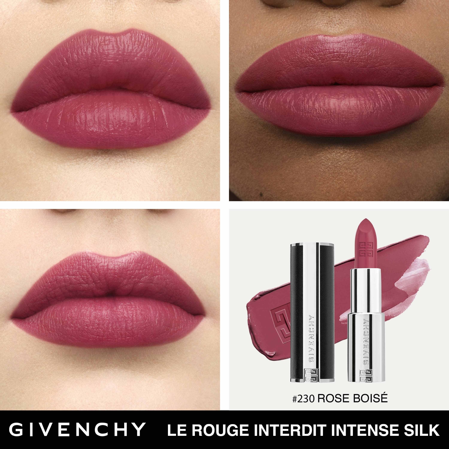 LE ROUGE INTERDIT INTENSE SILK (LABIAL SEMI MATE)